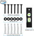 MOUNTUP Lag Bolt Kit for TV Wall Mount Comes with M8×65mm Lag Bolt & Washer for Wood Stud, Plastic Anchors for Concrete Wall, includes Bubble Leve...