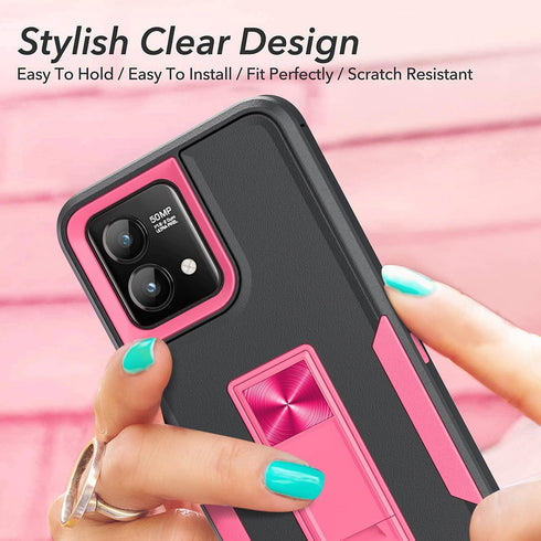 Protecive Case for Motorola G Stylus 5g (2023), Compatible with Moto G Stylus 5g 2023, Phone Cover with Magnetic Kickstand Car Mount, Shockproof H...