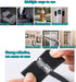 Self Adhesive Hook and Loop Strips Tape Roll, 2 Inch x 16.4 Feet Black Nylon Self Adhesive Heavy Duty Strips Fastener, Double Sided Tape Strip for...