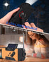 Emergency Weather Radio, Hand Crank, Portable, Solar Charging, with AM/FM/NOAA, LED Flashlights, Reading Lamp, SOS Alarm, Rechargeable (WB02 Yello...