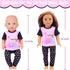 UNICORN ELEMENT 5 Sets Baby Doll Clothes Outfits Pyjamas for 14-18 Inch Doll, Baby Doll Accessories for 16'' Doll Baby Doll, 18 Inch Doll...