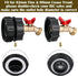 Nuanchu 275-330 Gallon IBC Tote Tank Adapter 2 in 1 IBC Tote and Coarse Thread 3/4 Inch Brass Hose Faucet Valve with Ball Valve for Garden Hose Co...