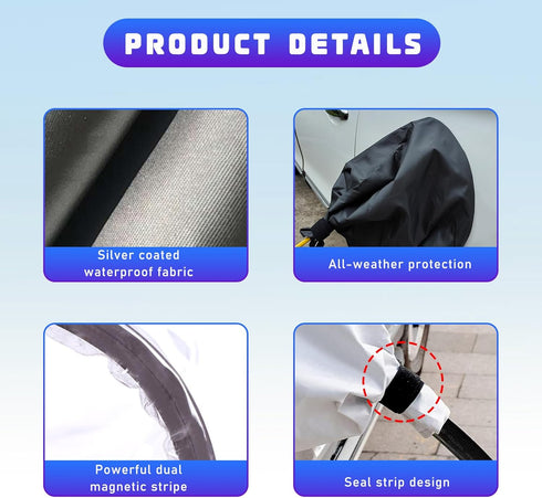 EV Charger Plug Port Cover, Waterproof Electric Car Charging Cover, Rain Sun UV Snow Dust All-Weather Protection, Outdoor Charging Car Accessories...