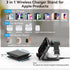 Wireless Charger Stand, 3 in 1 Foldable Fast Charging Station for Apple Multiple Devices, Compatible with iPhone 15/14/13/Pro Max/Pro/Plus/Mini, f...