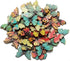 100PC DIY Wooden Buttons, a Variety of Animal Cartoon Characters, a Variety of Colors (can be Selected) (Color1)...