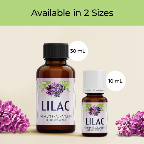 Good Essential - Lilac Fragrance Oil 30 ml for Diffuser, Soap, Candles, Room Spray, Lotions - 1 fl oz - Lilac Fragrance Oil for Soap & Candle Maki...