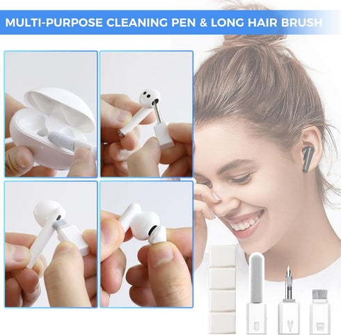 iPhone Charging Port Cleaning Tool,USB C Cleaning Kit for Cell Phone Airpod, Repair Kit for Laptop PC Data Cable (White)......