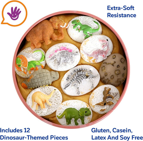 Fun & Function The Original Discovery Putty - Therapy Putty for Kids w/Hidden Dinosaur Pieces - Dino Dig Set for Kids with Special Needs...