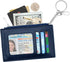 Padike Womens Slim Credit Card Holder Mini Front Pocket Wallet Coin Purse Keychain (Navy blue)…...