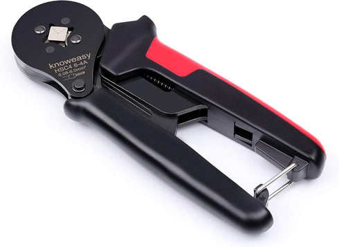 Knoweasy Ferrule Crimping Tool, Mini Ferrule Crimp Tool for 0.08-6.0mm²/AWG28-10, Professional Wire Ferrule Crimper for Electrical Terminals, Hand...
