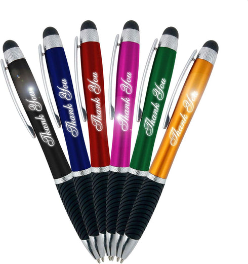 Thank You Gift Pen for Boss Coworker Wife Husband Dad Mom, 3 in1 Stylus+ Ballpoint Pen+LED Light Up Light-Compatible with Most Touch Screen Device...