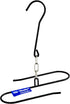 Rack'Em Wader Boot Hanger for Fishing Waders - Boots - Shoe Dryer - Footwear Storage Rack – The Snake 1 Pair Hanging Hook – Heavy Duty,Black...