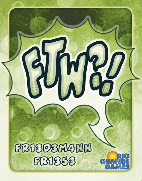 Rio Grande Games: FTW?! - Card Game, for The Win, Lowest Points Wins, Party Game, The Tricky Card Game for 2-6 Players, Ages 14+, 25 Min...