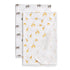 Delta Children 100% Cotton Flannel Baby Receiving Blankets for Girls and Boys – 30x30 Inches (Pack of 2), Safari Friends...