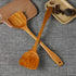 Wooden Spatula for Cooking Nonstick, Kitchen Wok Spatula Utensil Set,15" Wooden Turner Serving Tool for High Heat Stirring in Nonstick Pans...