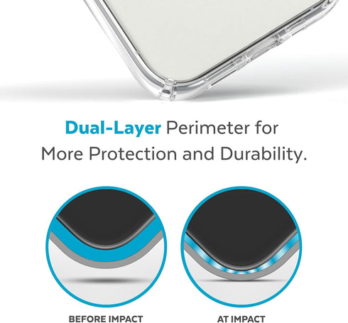 Speck Presidio® Perfect-Clear MagSafe® Case for iPhone® 14 Pro, Clear, 15148-3080...