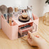 Desk Organizer with 2 Drawer, Multi-Functional Pencil Pen Holder for Desk, Desk Organizers and Storage with 5 Compartments, Desktop Organizer for ...
