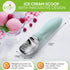 Spring Chef Heavy Duty Ice Cream Scoop with Comfortable Handle, Professional Metal Ice Cream Scooper for Gelato, Sorbet, Cookie Dough, Frozen Yogu...