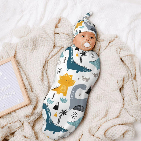 Swaddling Blanket for Baby, Soft Sleeping Bag, Sack for Newborn Boys Girls, Unisex Baby Stuff, Dinosaur...