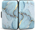 Credit Card Holder, Mini Aluminum Card Wallet RFID Blocking Slim Metal Hard Card Case for Women Men, Blue Marble...