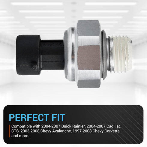 BlueStars 12677836 Engine Oil Pressure Sensor for 2003-2008 Chevy Chevrolet Silverado 1500 2500 3500, Cadillac, GMC - Replaces 926-040 12616646 12...