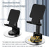 Rotatable Cell Phone Stand for Desk, Height Angle Adjustable Phone Holder Portable Phone Stand Compatible for Most Smartphones iPhone 14, Pro, Pro...