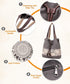 Women Printing Canvas Shoulder Bag Casual Hand Bags Purse Retro Tote Bags...
