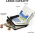 Cute Wallet Women Black Small Wallets Coin Purse Minimalist Flower Design Women's Travel Wallets Leather Credit Card Holder with ID Window Kawaii ...