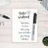 Permanent Marker Pens, 24 Counts Black Fine Point Permanent Marker Sets for Writing Doodling Marking Coloring...