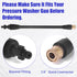 Pressure Washer Wand Replacement with 5 Spray Nozzles and 1 Tips Holder, Compatible with Some Ryobi, Portland, Husky Electric Pressure Washers Bla...