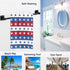 Naanle Stylish Independence Day USA 4th of July Stars Stripes Soft Large Hand Towels for Bathroom, Hotel, Gym and Spa (16" x 30",Blue Red)...