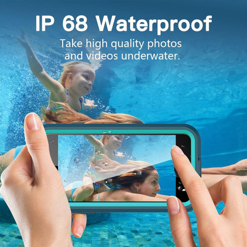 AICase iPhone SE 2020/2022/iPhone 7/8/6/6s Waterproof Case, 4.7" 360 Dustproof and Shockproof, IP68 Full Body Protection Fully Sealed Underwater P...