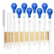 Droppers 10ml Pipettes Glass Graduated Dropper Lab Pipette Liquid Pipette (8)...