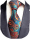 GUSLESON 3.15"(8cm) Fashion Striped PaisleyTies Mens Plaid Flower Necktie for Wedding...