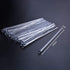 Aboat 120 Pieces 7.3 Inch Plastic Round Top Swizzle Sticks, Crystal...