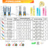 100pcs Heat Shrink Bullet Connectors 22-10 Gauge Quick Disconnect Wire Connectors Female Male Crimp Connectors Waterproof Electrical Butt Terminal...