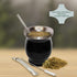 Norte Yerba Mate Cup Kit, 8-Ounces Traditional Mate Tea Cup/Gourd Set | Includes 2 Bombillas (Yerba Mate Straw) & Cleaning Brush, Stainless Steel ...