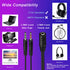 Headphone Splitter for PC 3.5mm Female to Dual 3.5mm Male Mic Audio Stereo Jack Y Splitter Cable Headphone Adapter Aux Cord, Suit for Smartphone/G...