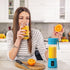 Portable Blender for shakes and smoothies, Cordless Personal Mini 13oz compact Blender Bottle, Travel Electric Juicer Cup, USB Rechargeable Mixer ...