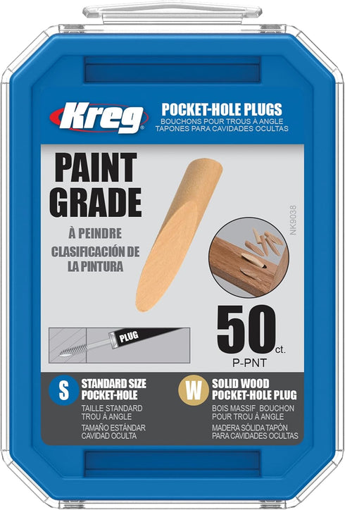 Kreg P-PNT Paint Grade Plugs...