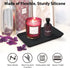 Countertop Vanity Tray, Bathroom Silicone Shatterproof Tray, Soap and Sponge Holder for Kitchen Sink Toilet Tank Tray, Bathroom Trays for Counter,...