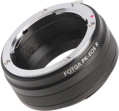 FOTGA PK-EOSR Lens Mount Adapter Ring for Pentax PK K Lens to R3 R5 R5C R6 Mark II R7 R8 R10 R50 R100 RP Camera, Compatible with Canon EOS R Mount...