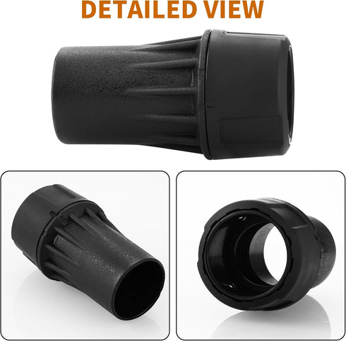 2Pcs DWV9000 Universal Quick Connector for DeWalt Dust Extractors, 1-1/4 Inch Vacuum Hose Dust Collection Adapter, Vacuum Attachments Fits Sanders...