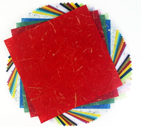 100 Paper Sheets 6 x 6-inch Origami Square Double-Sided Paper Arts Folding Craft...