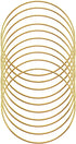 SUNTQ Macrame Hoops Ring for Dream Catcher Metal Crafts Round Brass Plated 6inch(Gold,Pack of 10)...