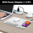 15W Wireless Charging Mouse Pad with Detachable Wrist Support and 20W Power Adapter, Fast QI Wireless Phone Charger Mouse Mat for iPhone 14/13/12/...