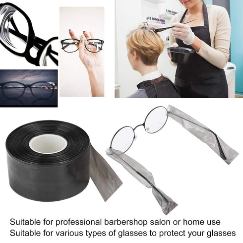 Hair Dye Glasses Leg Sleeve Case Disposable Salon Barber Glasses Protectors Hair Dye Tool for Tattoo Salon...