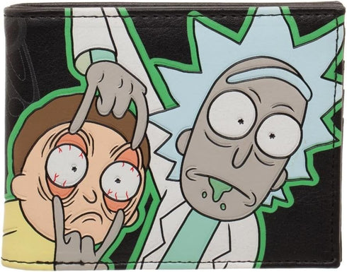 Rick And Morty Glow in the Dark Wallet, Black, One Size...