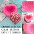3 Pack Silicone 3D Rose Flower Heart Molds DIY Fondant Sugar Pudding Soap Candle Mould for Wedding Valentine Cake Chocolate Dessert Cookie Mousse ...