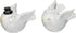 Appletree Design The Perfect Wedding Loving Birds Salt and Pepper Set, 1-7/8-Inch, 1-3/4-Inch...
